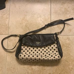Adjustable & Versatile Kate Spade Polka Dot Purse